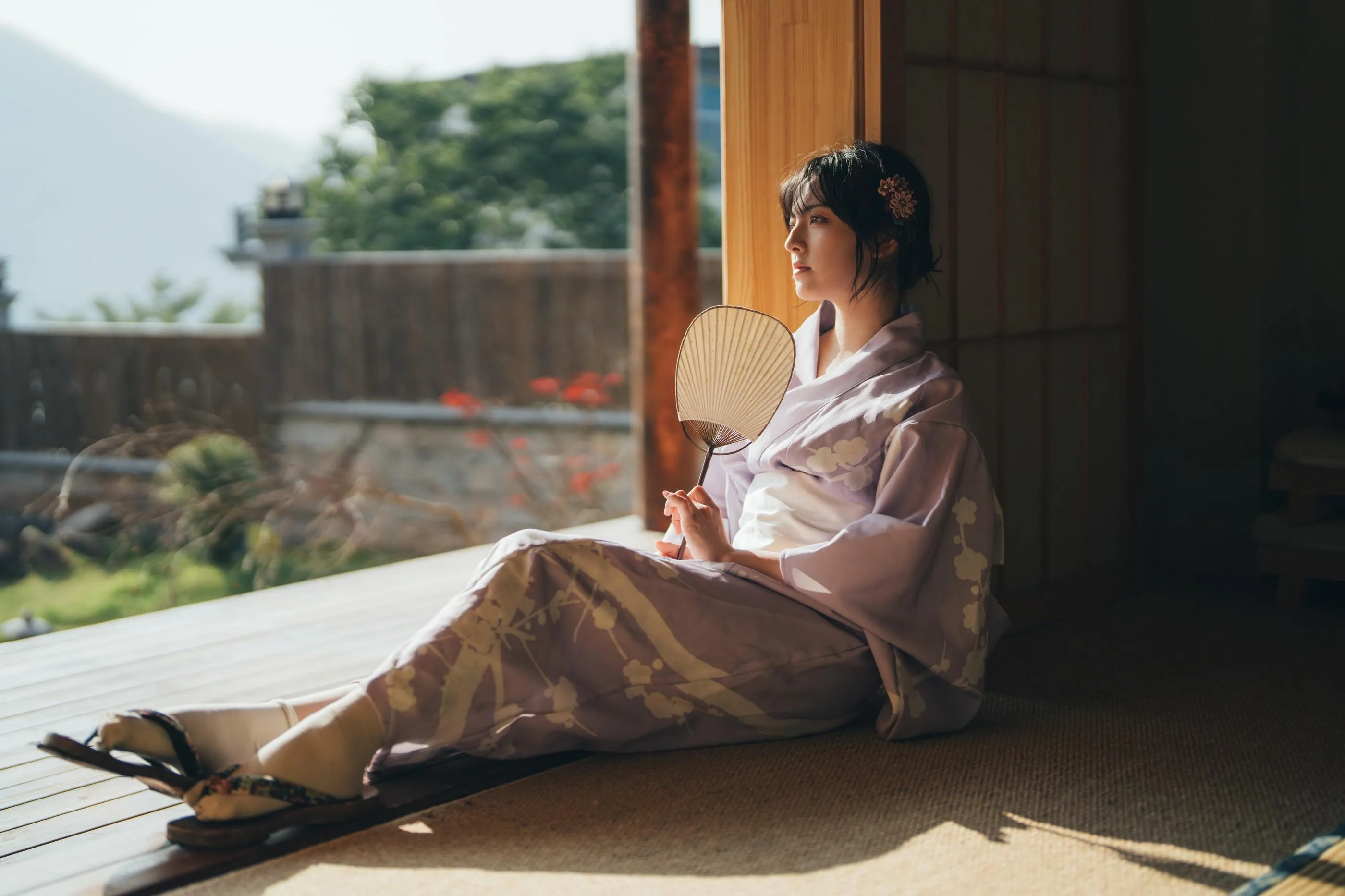 [YITUYU艺图语]2022.02.09 和风物语，日式庭院里的少女写真 dudu [56P]插图6